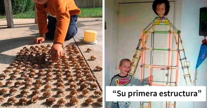 25 Niños haciendo cosas espeluznantes, tan divertidas como preocupantes