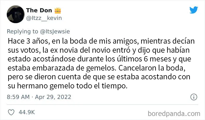 20 Personas que presenciaron objeciones en una boda cuentan lo que pasó