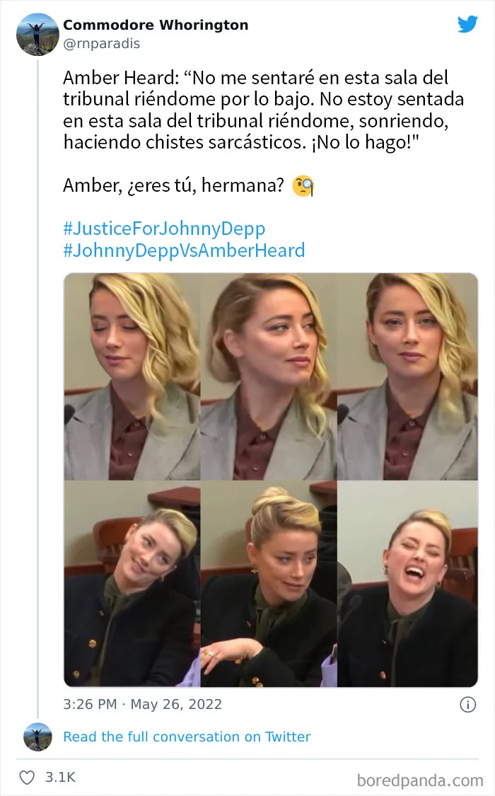 20 Tuits del público respondiendo a los testimonios finales del caso de Johnny Depp y Amber Heard