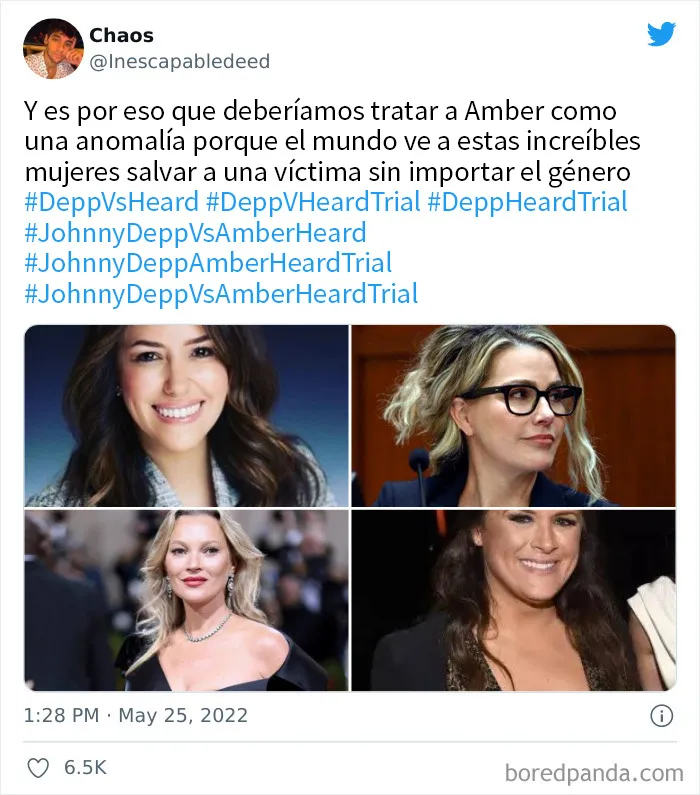 20 Tuits del público respondiendo a los testimonios finales del caso de Johnny Depp y Amber Heard