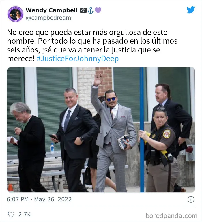 20 Tuits del público respondiendo a los testimonios finales del caso de Johnny Depp y Amber Heard