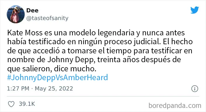 20 Tuits del público respondiendo a los testimonios finales del caso de Johnny Depp y Amber Heard