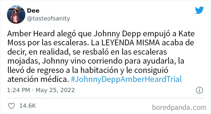 20 Tuits del público respondiendo a los testimonios finales del caso de Johnny Depp y Amber Heard