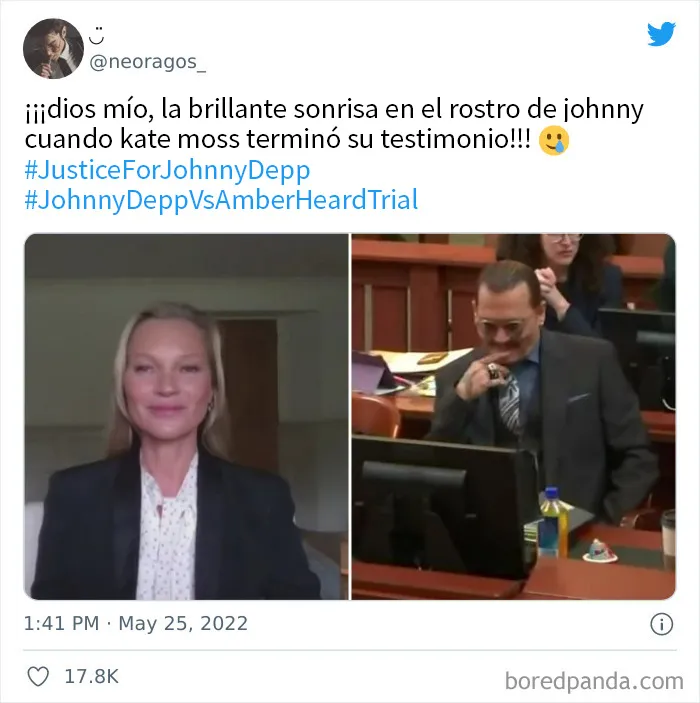 20 Tuits del público respondiendo a los testimonios finales del caso de Johnny Depp y Amber Heard
