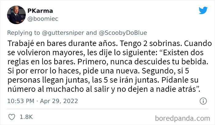 “Hombres, HAGAN ESTO”: Este camarero alertó a una mujer sobre un hombre sospechoso e inspiró a que otros compartieran historias similares