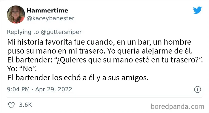 “Hombres, HAGAN ESTO”: Este camarero alertó a una mujer sobre un hombre sospechoso e inspiró a que otros compartieran historias similares