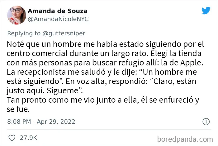 “Hombres, HAGAN ESTO”: Este camarero alertó a una mujer sobre un hombre sospechoso e inspiró a que otros compartieran historias similares