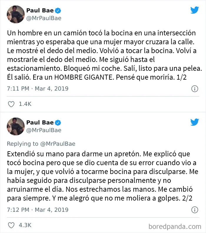 Un momento conmovedor