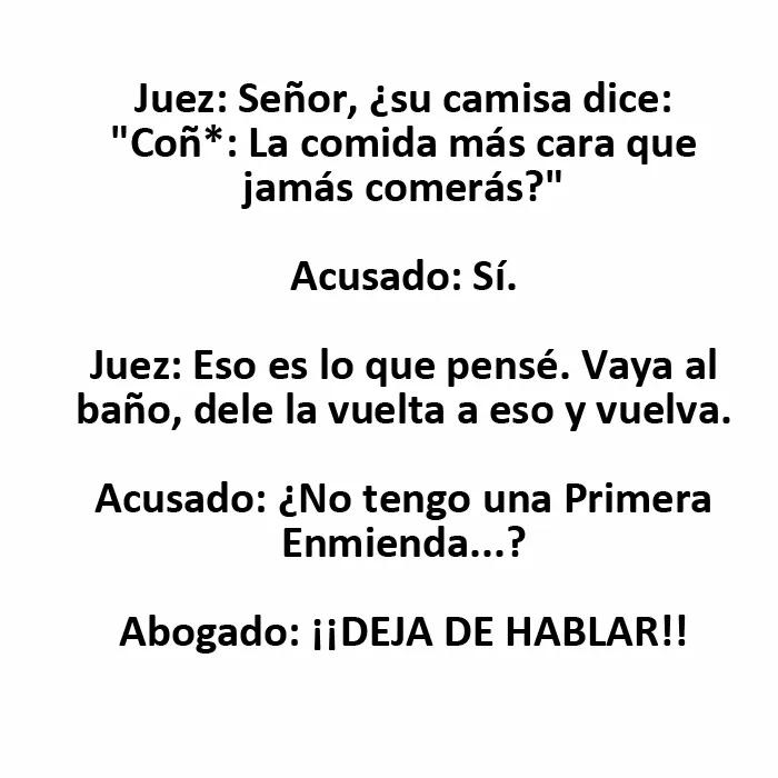 20 Conversaciones muy divertidas escuchadas en los juzgados