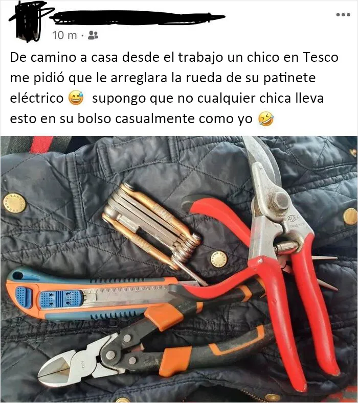 La chicas nunca deberían tocar una herramienta...