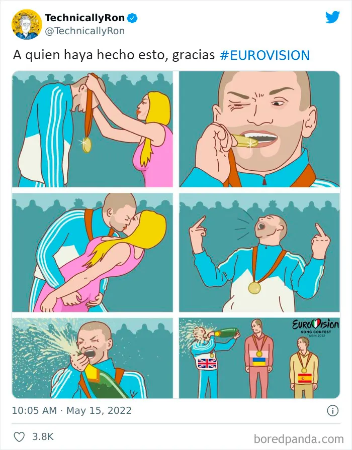 20 De las mejores reacciones y memes sobre Eurovisión 2022