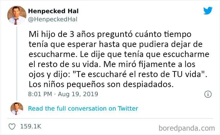 Un niño que da miedo