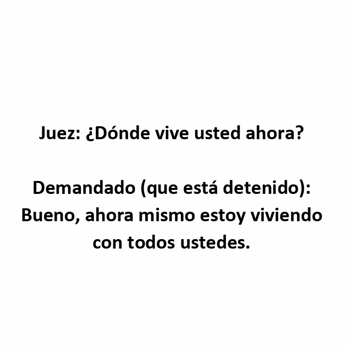 20 Conversaciones muy divertidas escuchadas en los juzgados