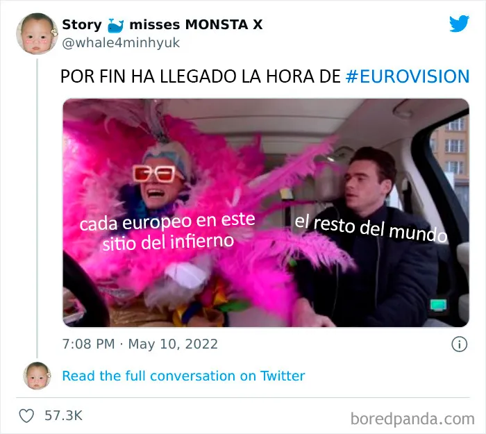 20 De las mejores reacciones y memes sobre Eurovisión 2022