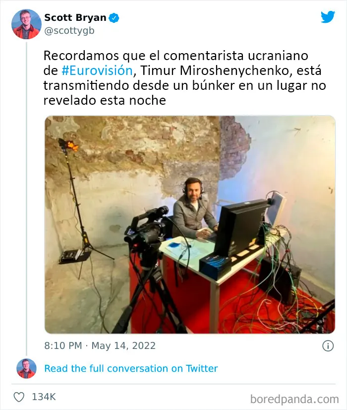 20 De las mejores reacciones y memes sobre Eurovisión 2022