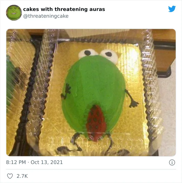 20 "Tartas con auras amenazantes" que parecen estar malditas