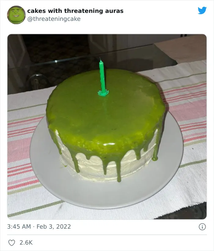 20 "Tartas con auras amenazantes" que parecen estar malditas