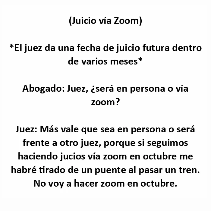 20 Conversaciones muy divertidas escuchadas en los juzgados