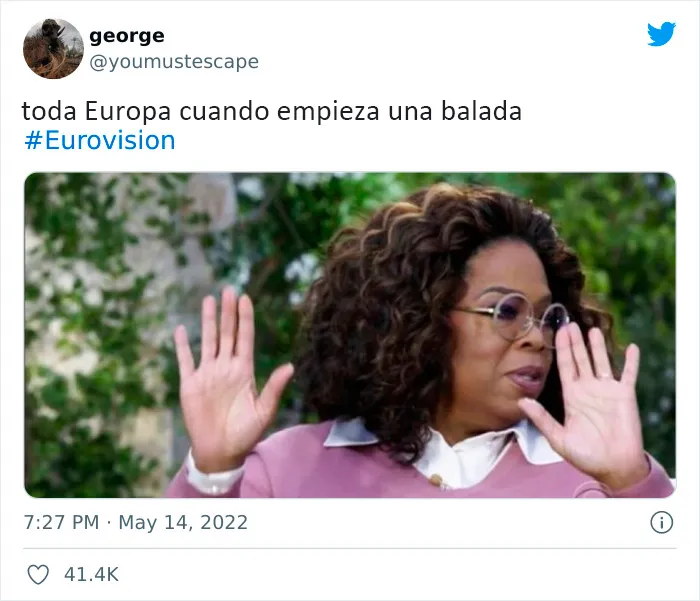 20 De las mejores reacciones y memes sobre Eurovisión 2022