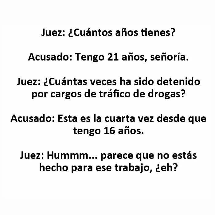 20 Conversaciones muy divertidas escuchadas en los juzgados