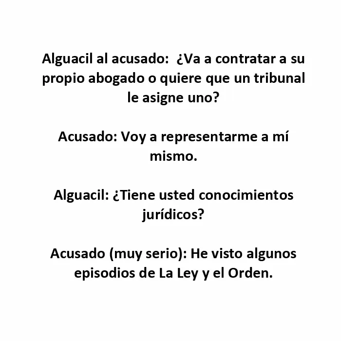 20 Conversaciones muy divertidas escuchadas en los juzgados