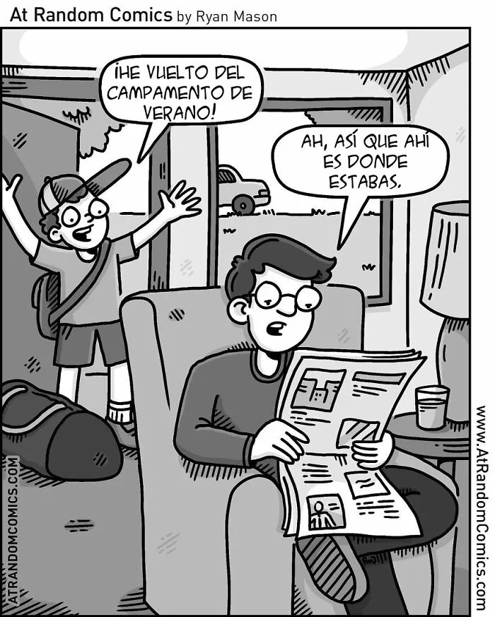 10 Ingeniosos cómics de una sola viñeta creados por el artista Ryan Mason