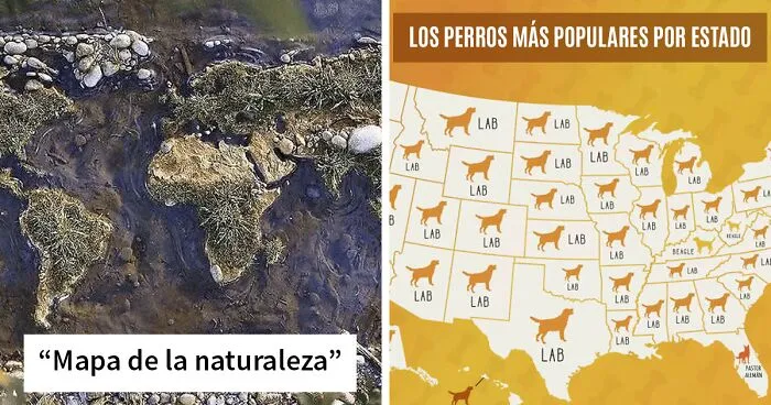 20 Mapas tan inusuales como fascinantes que podrían cambiar tu perspectiva del mundo (nuevas imágenes)