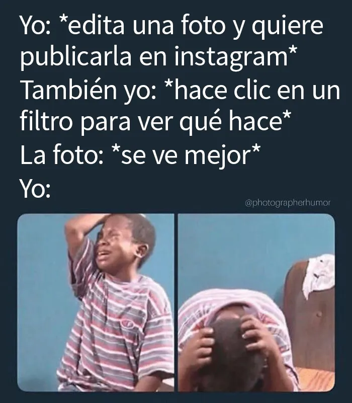 20 Memes sobre fotografía compartidos en instagram que te harán reír a carcajadas