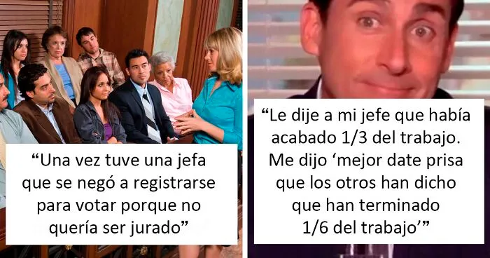 20 Personas que se dieron cuenta de que trabajaban para un idiota