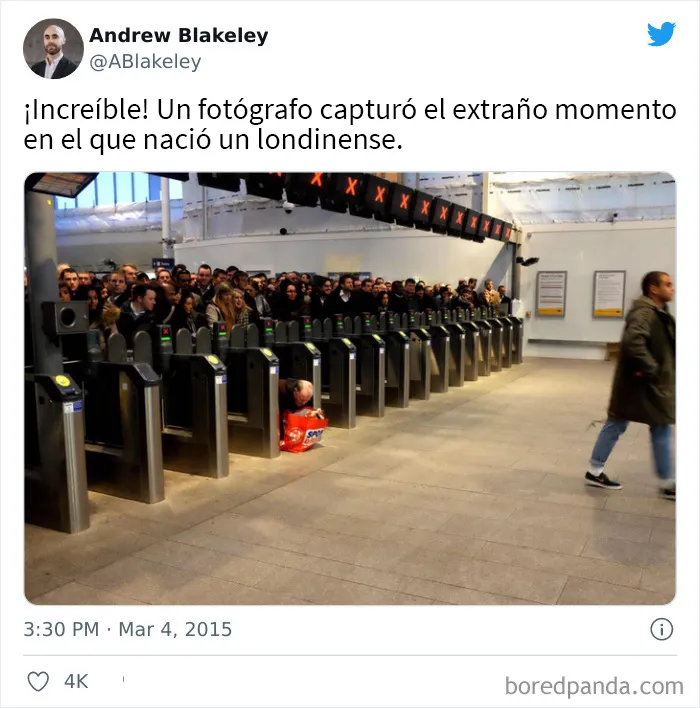 22 Imágenes del metro británico demostrando que allí nada es normal