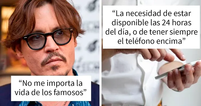 “¿Qué es considerado 'normal' por la sociedad pero tú te niegas a hacer?” (25 respuestas)