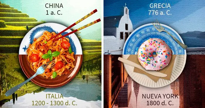 10 Platos populares y los países de los que en realidad proceden