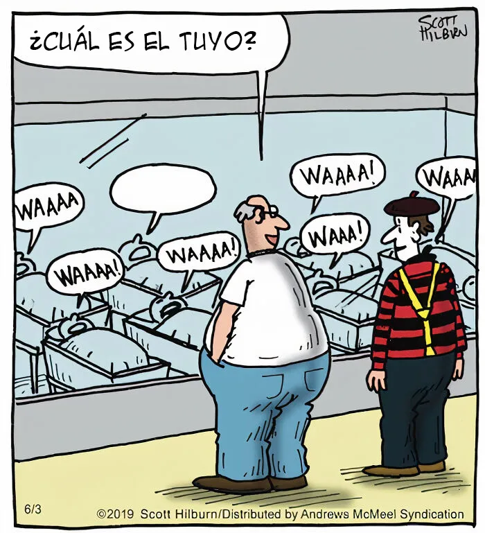 10 Cómics de una sola viñeta llenos de situaciones absurdas y humor