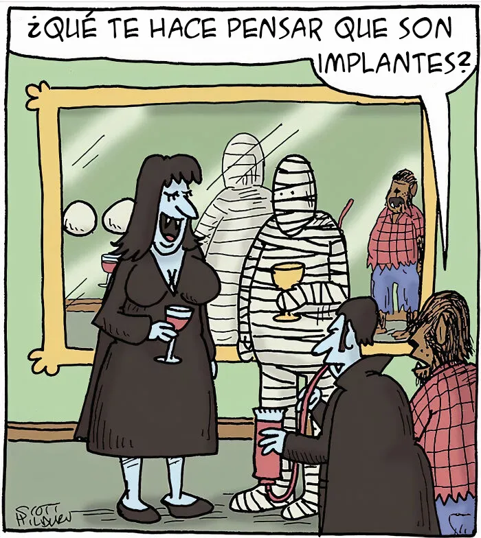 10 Cómics de una sola viñeta llenos de situaciones absurdas y humor