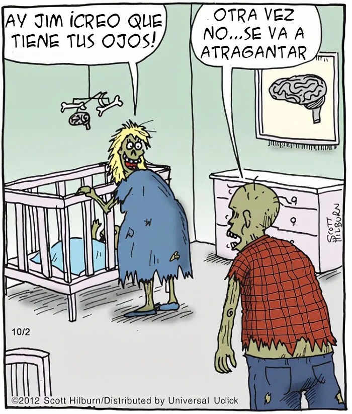 10 Cómics de una sola viñeta llenos de situaciones absurdas y humor