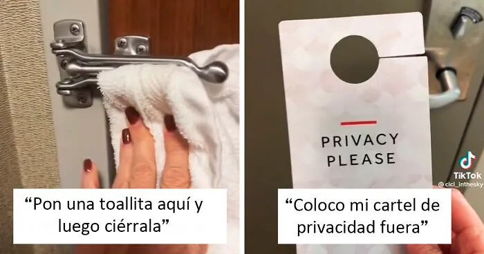 12 Trucos de seguridad en hoteles para quienes viajan solos, compartidos por esta auxiliar de vuelo
