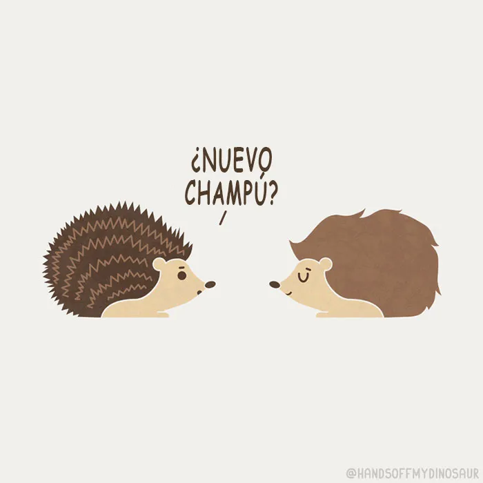 Disfruto colocando a animales en situaciones divertidas o escenarios cotidianos con los que todos nos podemos identificar (20 ilustraciones)