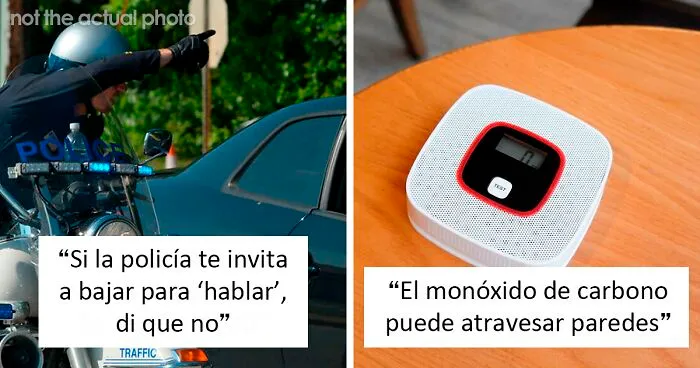 "¿Qué dato poco conocido podría salvarte de una situación de peligro de muerte?" (20 respuestas)