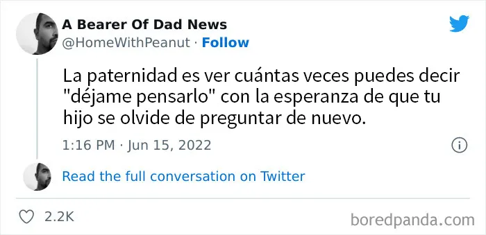 20 De los mejores tuits de padres del mes de Junio que te harán reír