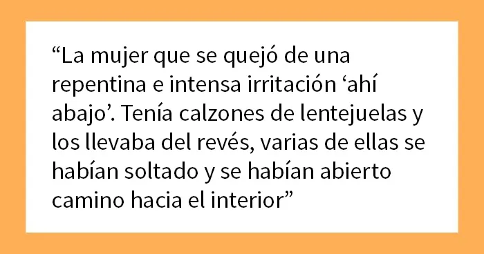 "Empleados sanitarios de Bored Panda, ¿cuál es la cosa más extraña con la que ha llegado un paciente?" (20 historias)