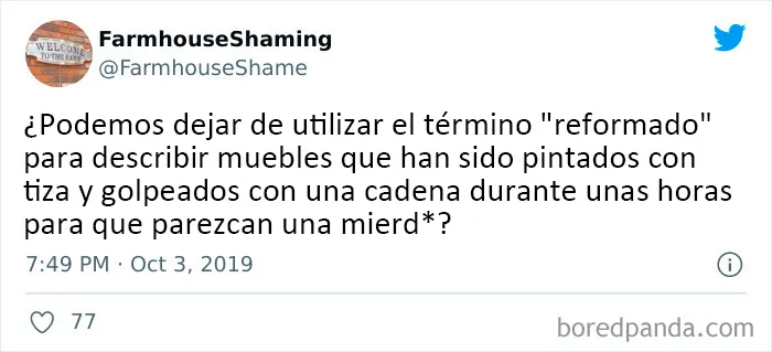 20 Divertidas fotos de esta cuenta de twitter burlándose de hogares que intentan aparentar ser elegantes casas de campo