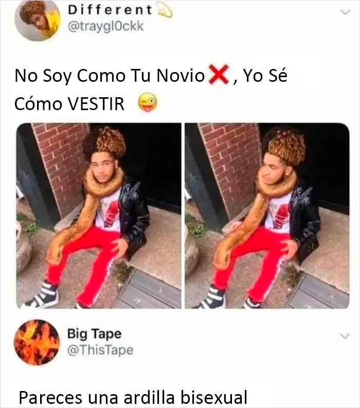 20 Personas totalmente fulminadas con palabras, según la cuenta de Twitter "Insultos raros"