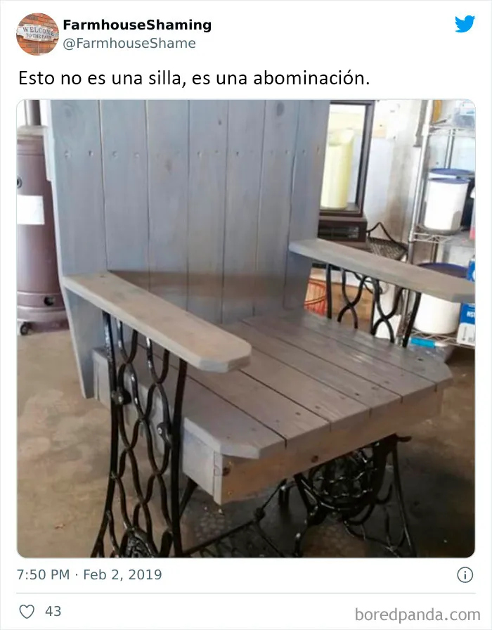 20 Divertidas fotos de esta cuenta de twitter burlándose de hogares que intentan aparentar ser elegantes casas de campo
