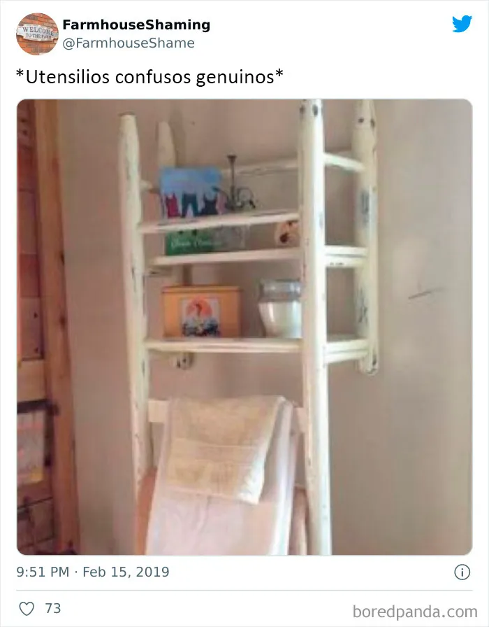 20 Divertidas fotos de esta cuenta de twitter burlándose de hogares que intentan aparentar ser elegantes casas de campo