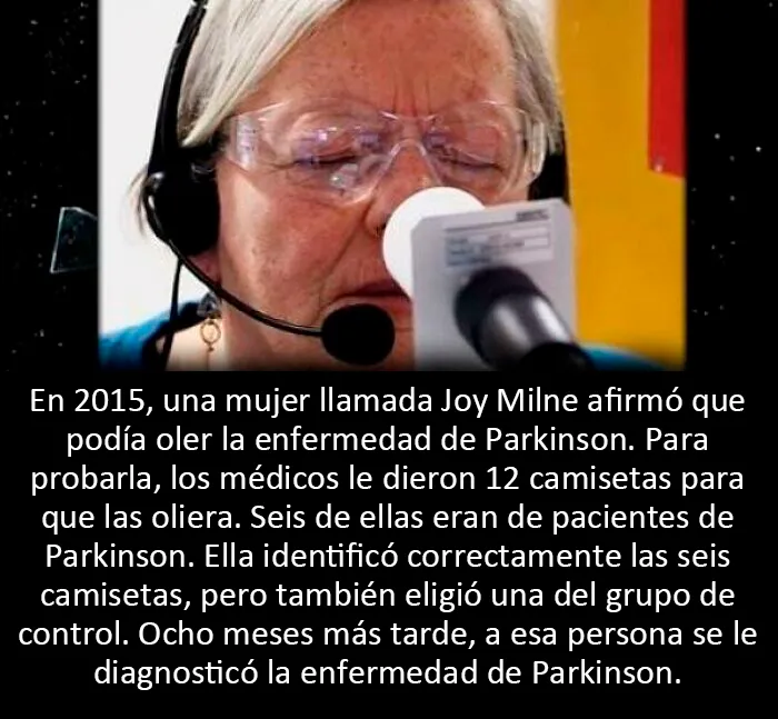 Esta mujer puede oler la enfermedad de Parkinson