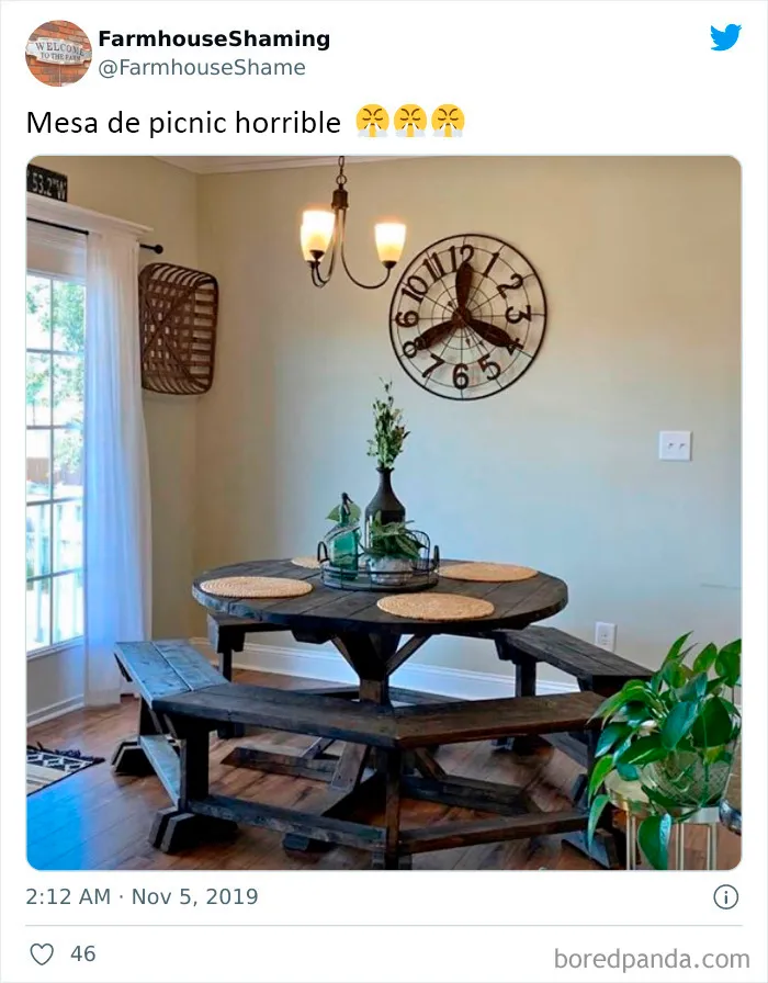 20 Divertidas fotos de esta cuenta de twitter burlándose de hogares que intentan aparentar ser elegantes casas de campo