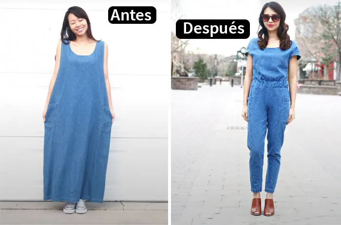 Esta madre transforma 30 prendas viejas y feas para ahorrar dinero, y el resultado le hace ganar 296 mil seguidores en Instagram