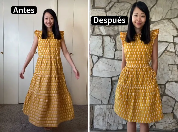 Esta madre transforma 30 prendas viejas y feas para ahorrar dinero, y el resultado le hace ganar 296 mil seguidores en Instagram