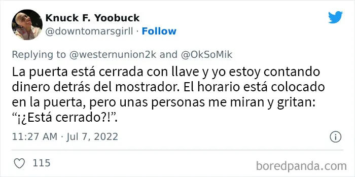 20 Empleados burlándose de esos clientes ignorantes, estúpidos y frustrantes