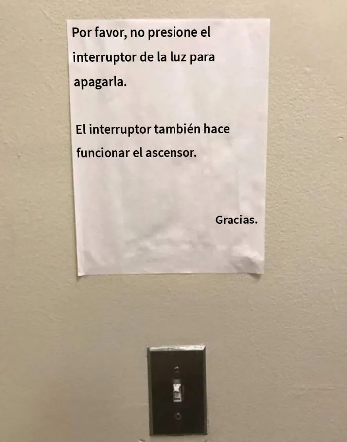 Ya instalé el interruptor de luz, jefe